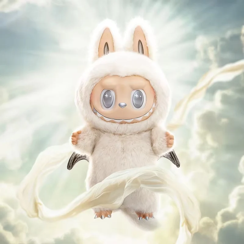 POP MART: Labubu The Monsters Series Angel In Clouds Vinyl Face Doll 58 cm