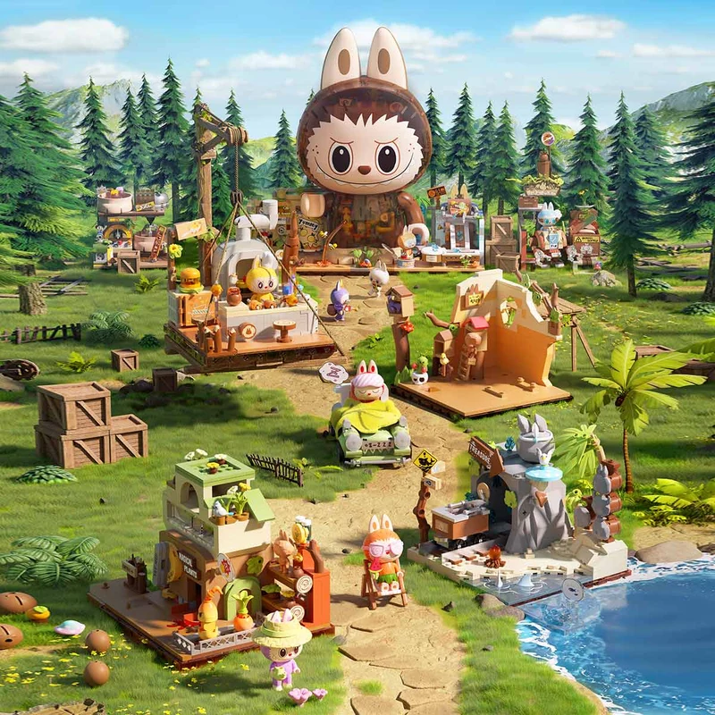 POP MART: Labubu The Monsters Series Blocks Part 2 Seaside Prizes