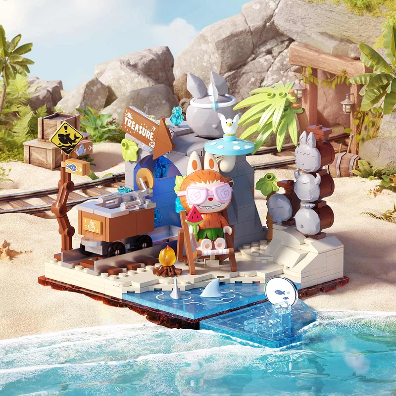 POP MART: Labubu The Monsters Series Blocks Part 2 Seaside Prizes