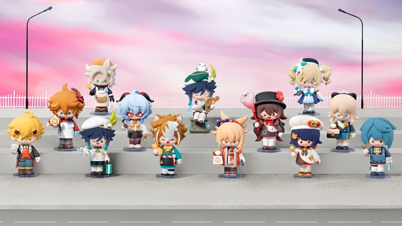 POP MART: Genshin Impact - Dress-Up Dreams Themed Chibi Series Figures