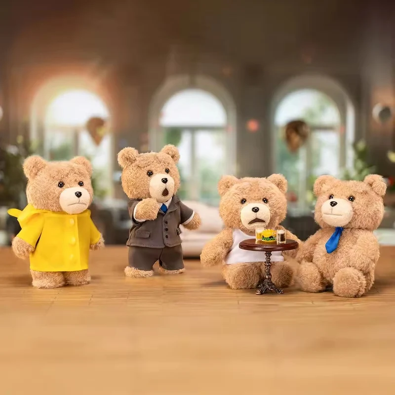 POP MART: Ted2 - Teddy Bear Action Plush Pendant