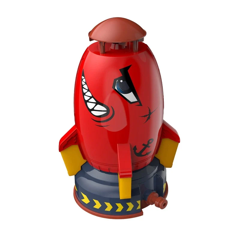 Outdoor Rocket Water Pressure Sprinkler Toy for Kids