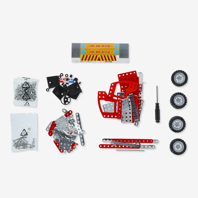 DIY fire engine - 296 pcs