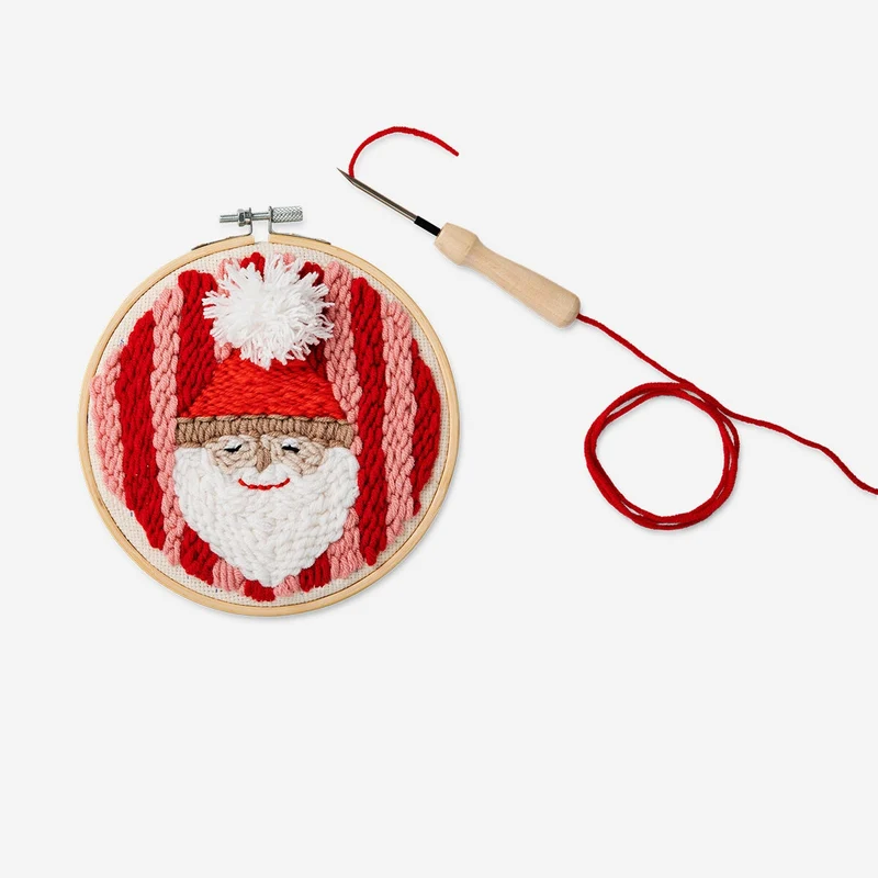 Christmas punch needle set
