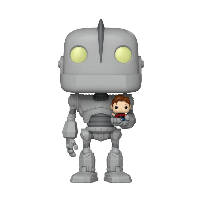 Funko Pop Super: Iron Giant - El Gigante de Hierro con Hogarth 6 Pulgadas