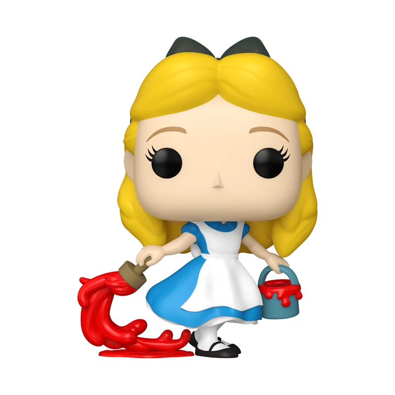 Funko Pop Disney : Alicia en el Pais de las Maravillas - Alicia con pintura