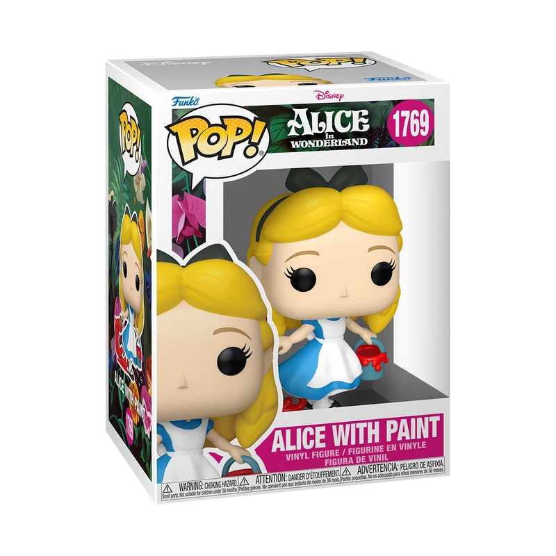 Funko Pop Disney : Alicia en el Pais de las Maravillas - Alicia con pintura