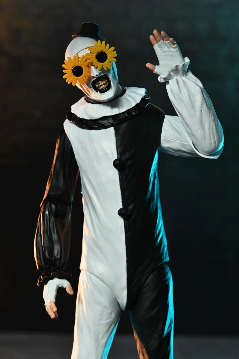 NECA Figura de Accion Ultimate: Terrifier 2 - Art the Clown y Little Pale Girl 2 Pack 7 Pulgadas