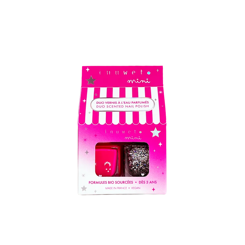 Set dos esmaltes de uñas Pink · Inuwet