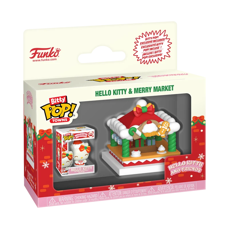 Funko Bitty Pop Town: Hello Kitty Navidad - Merry Market
