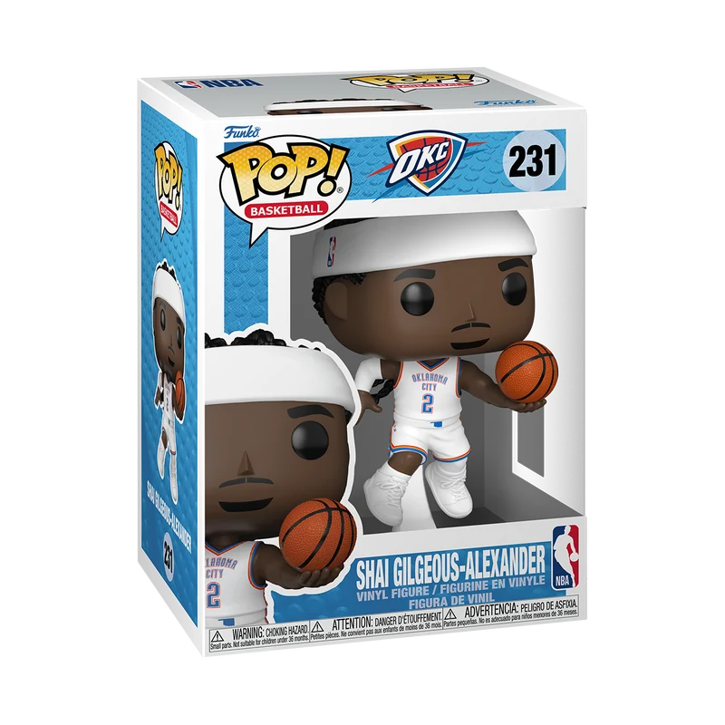 Funko Pop NBA: Thunder - Shai Gilgeous Alexander Uniforme de Casa