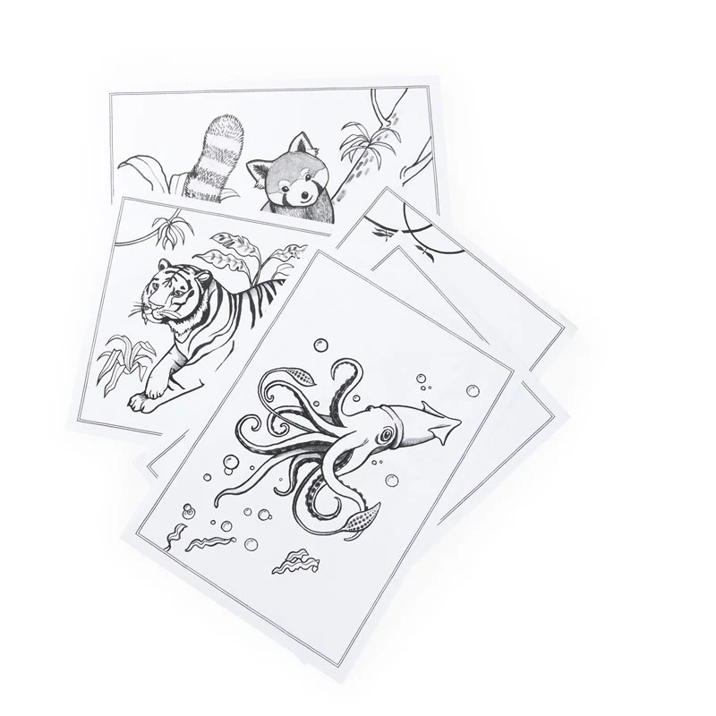 Pizarra Kidydraw Pro Moulin Roty Animales del mundo
