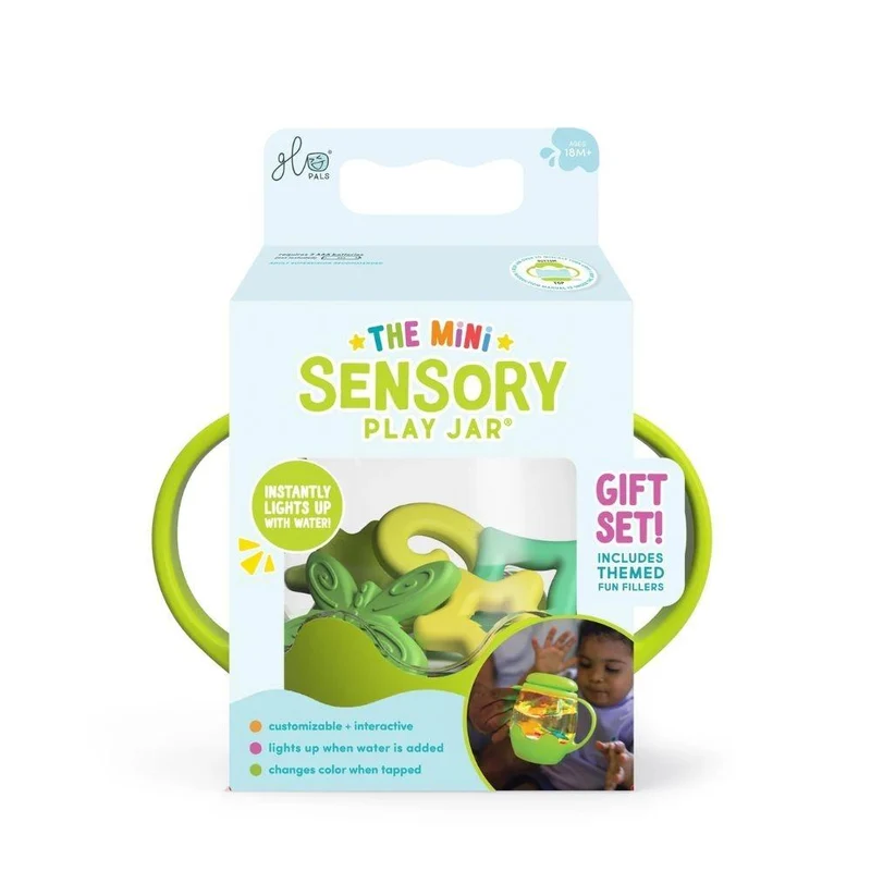 GloPals Mini Jarra sensorial con relleno de silicona