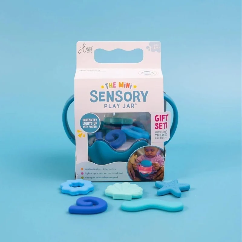 GloPals Mini Jarra sensorial con relleno de silicona