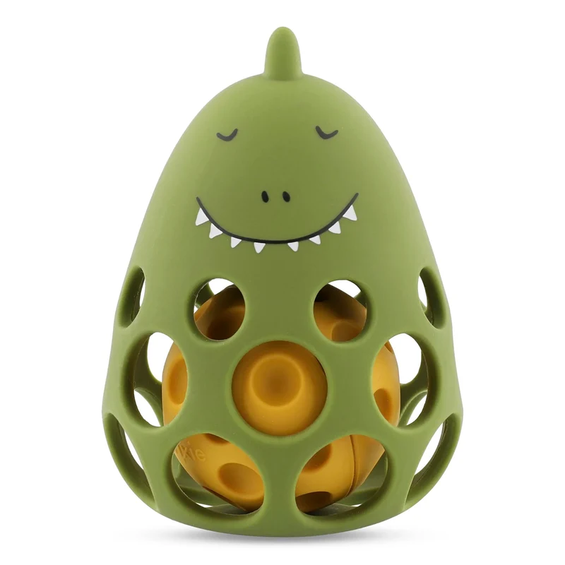 Sonajero sensorial de silicona - Mr. Dino · Trixie