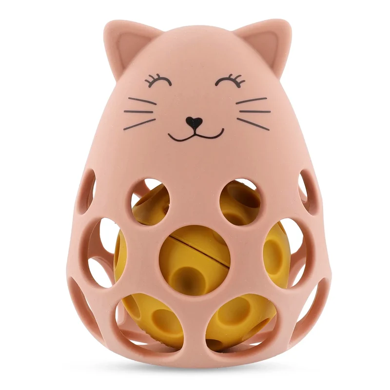 Sonajero sensorial de silicona - Mrs. Cat · Trixie