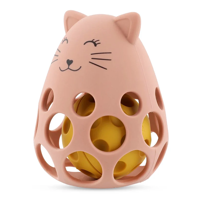 Sonajero sensorial de silicona - Mrs. Cat · Trixie