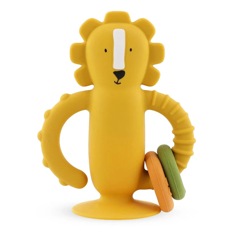 Juguete sensorial de silicona con ventosa - Mr. Lion · Trixie