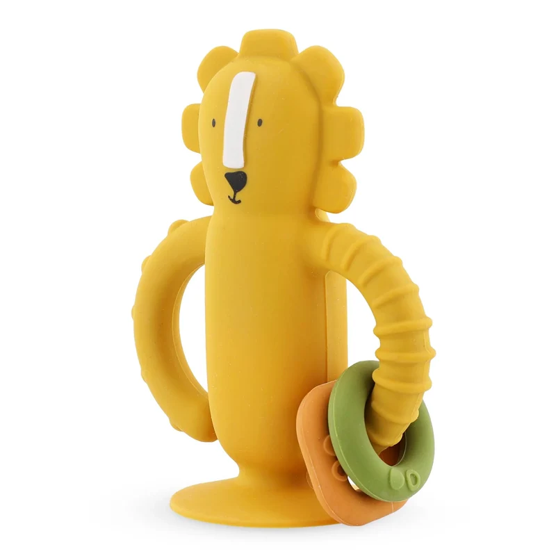 Juguete sensorial de silicona con ventosa - Mr. Lion · Trixie