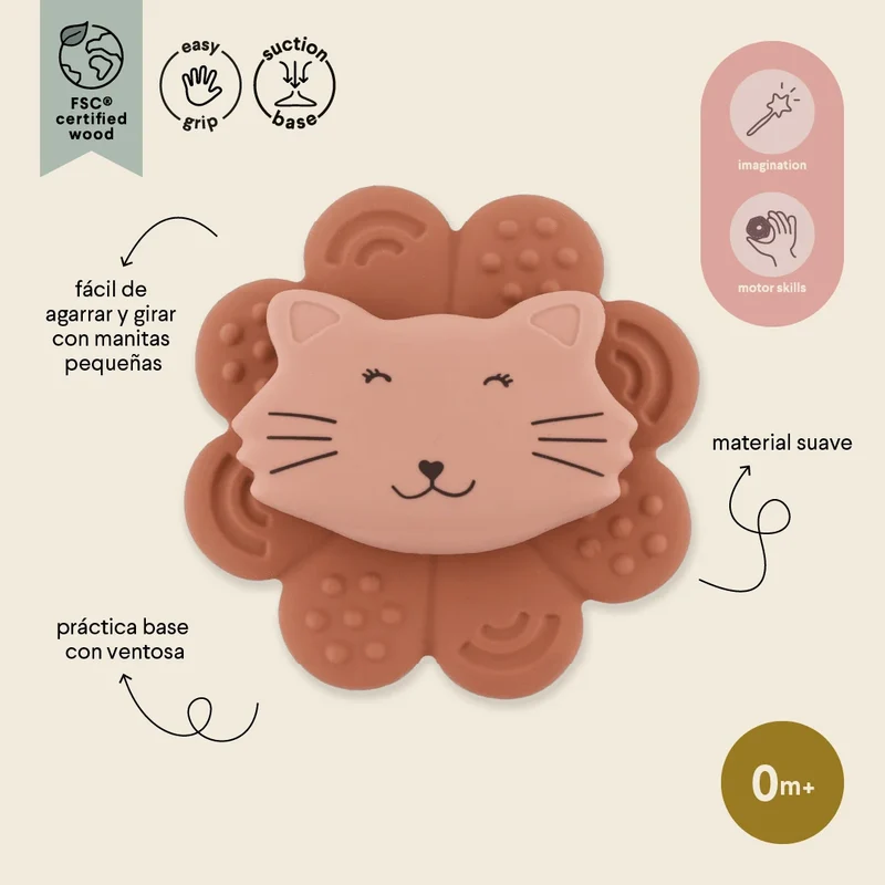 Spinner de silicona con ventosa - Mrs. Cat · Trixie