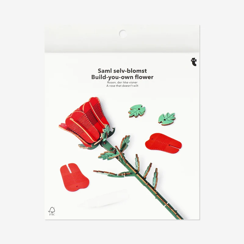 DIY wooden rose