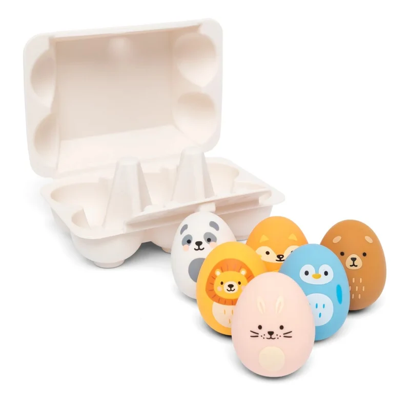 Huevos sonajeros de silicona - Little L
