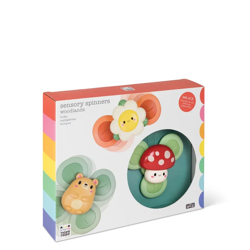 Spinners sensoriales bebé Woodland · Tiger Tribe