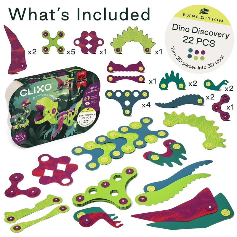 Dino Discovery Pack · Clixo
