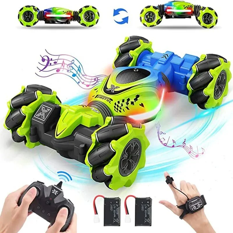 2.4G RC Watch Gesture Car - 4WD Twist Stunt Drift Vehicle Toy