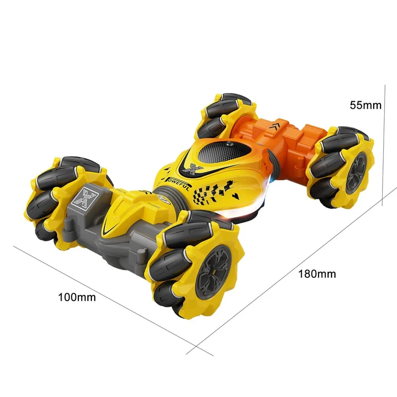 2.4G RC Watch Gesture Car - 4WD Twist Stunt Drift Vehicle Toy