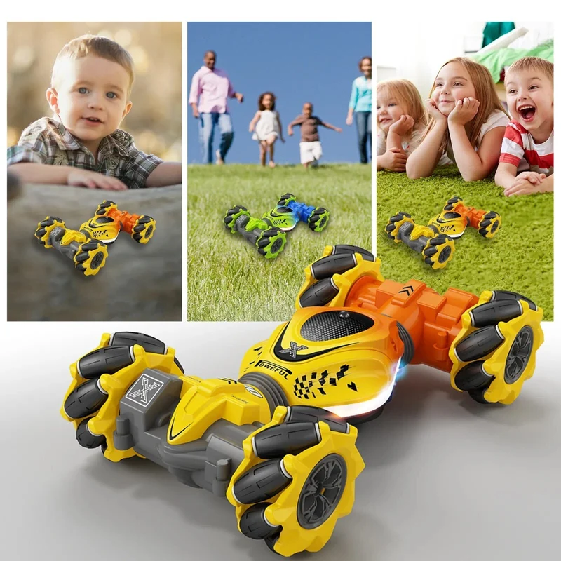 2.4G RC Watch Gesture Car - 4WD Twist Stunt Drift Vehicle Toy