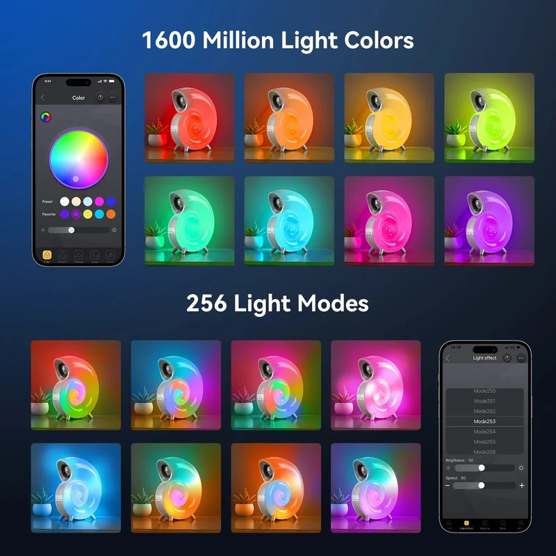 Conch Music Light - Bluetooth Speaker with Smart APP Control