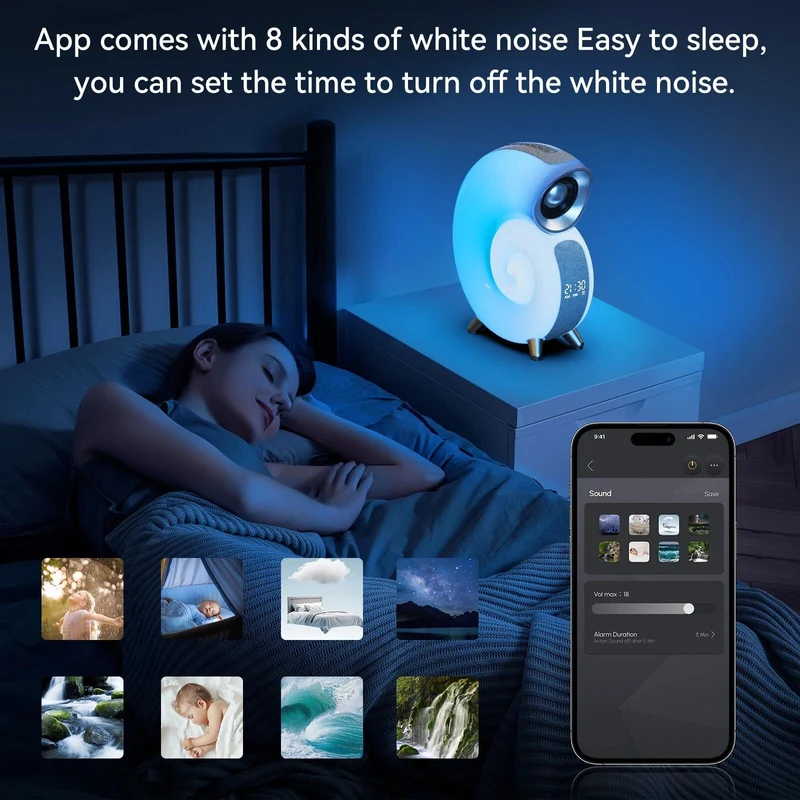Conch Music Light - Bluetooth Speaker with Smart APP Control