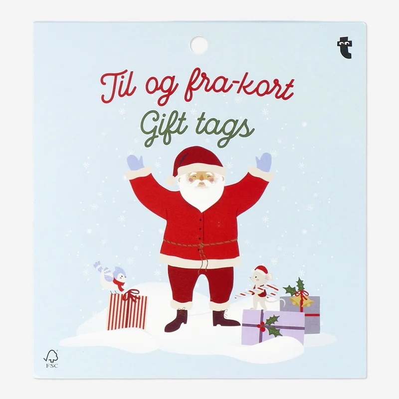 Gift tags sheets - 10 pcs