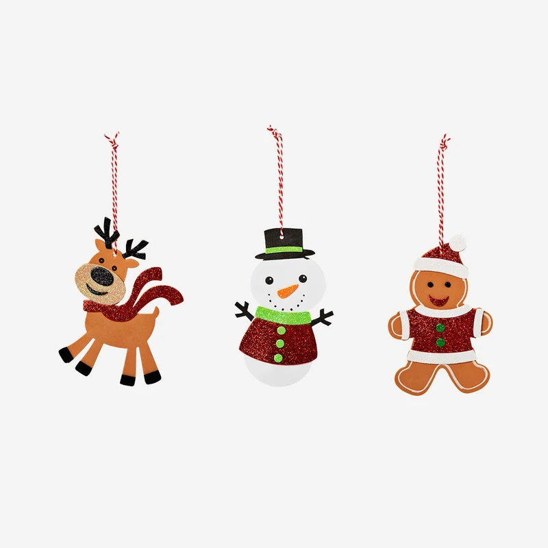 DIY Christmas foam figures - 15 pcs