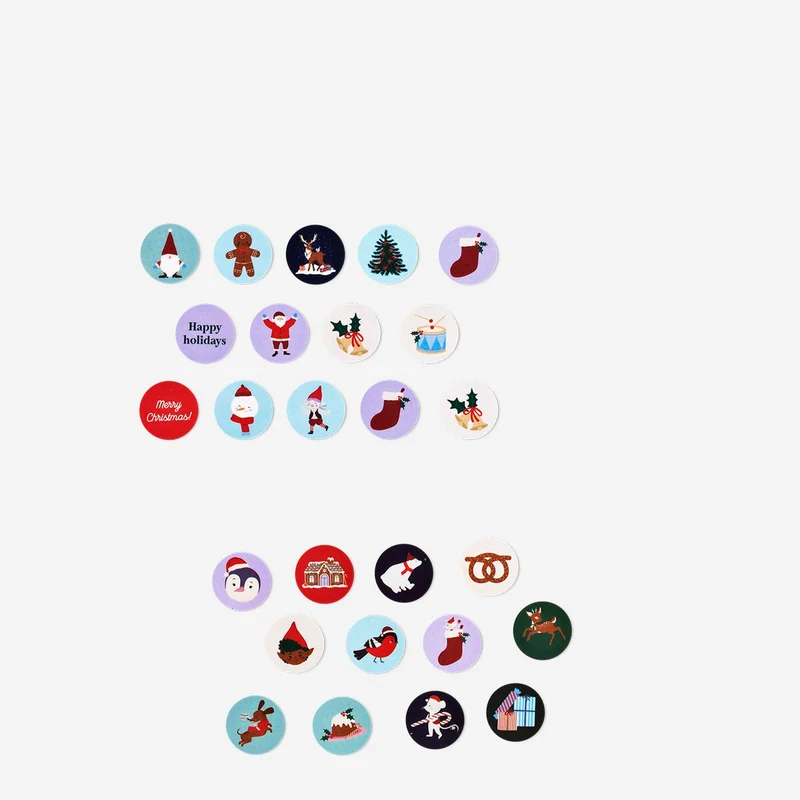 Sticker stamp with refill stickers