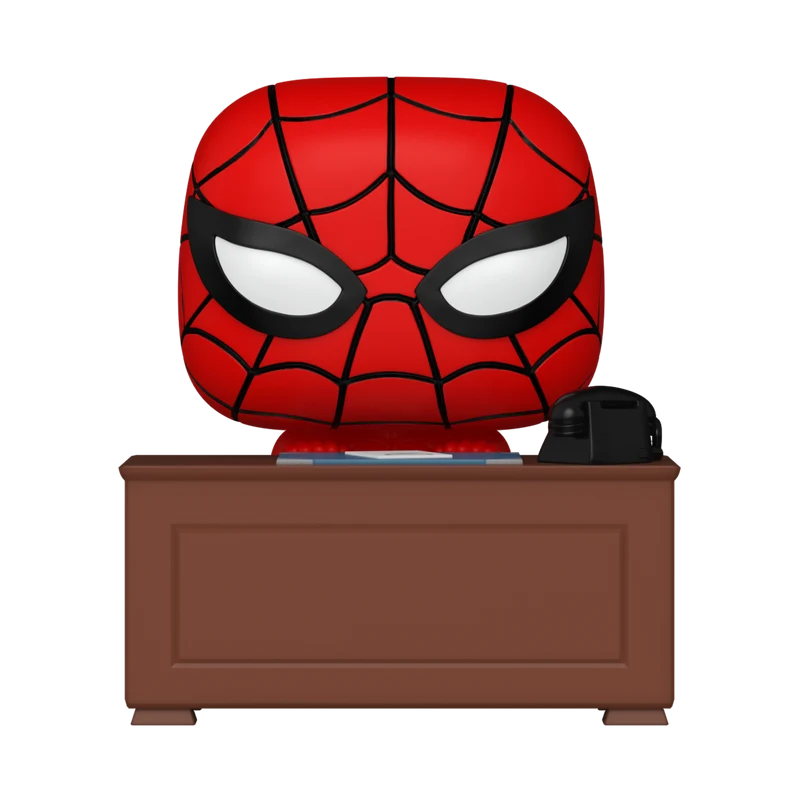 Funko Pop Premium: Marvel Meme - Spiderman con escritorio