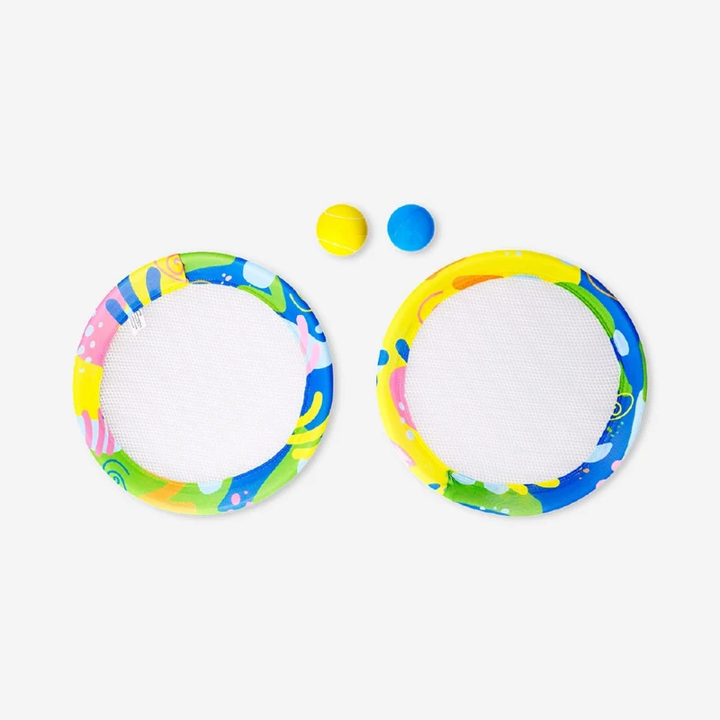 Racket set with balls