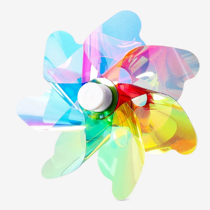 Soap bubble wand - Rainbow pinwheel