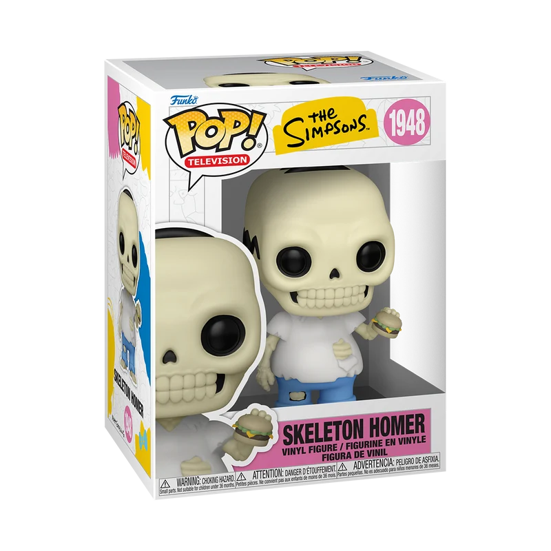 Funko Pop Animation: Simpsons casita del Horror- Homero Esqueleto