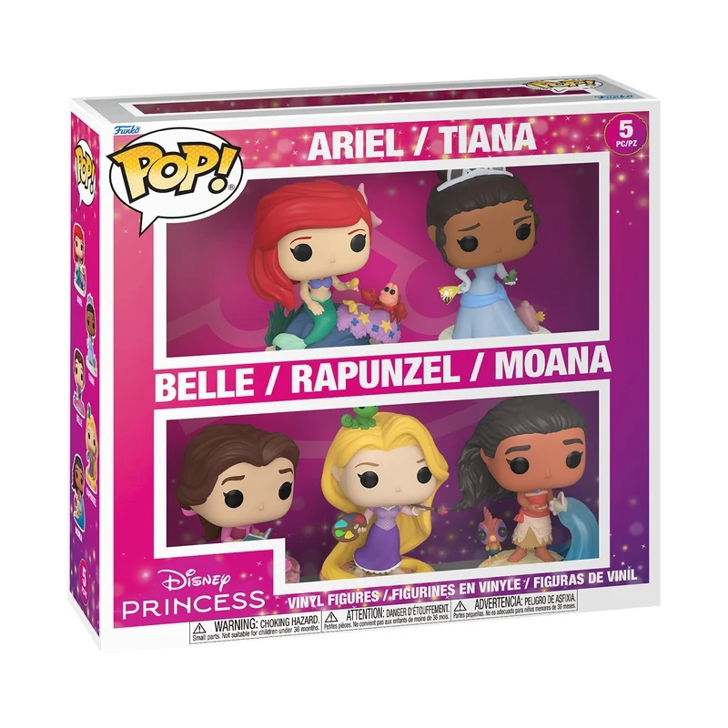 Funko Pop Animation: Disney Ultimate Princess 5 Pack