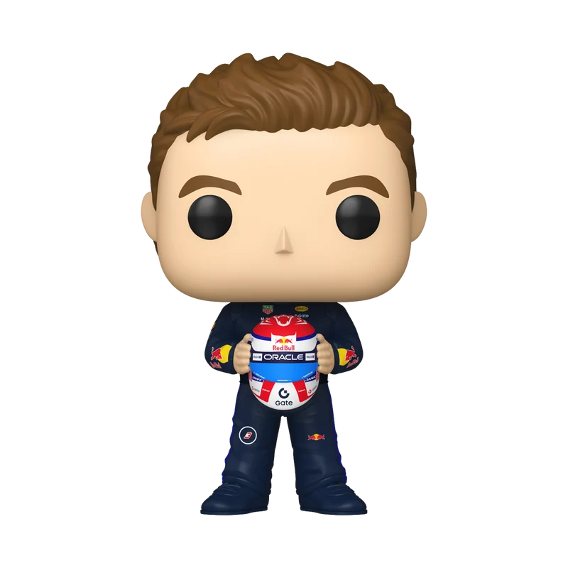 Funko Pop Racing: Red Bull - Verstappen con casco blanco