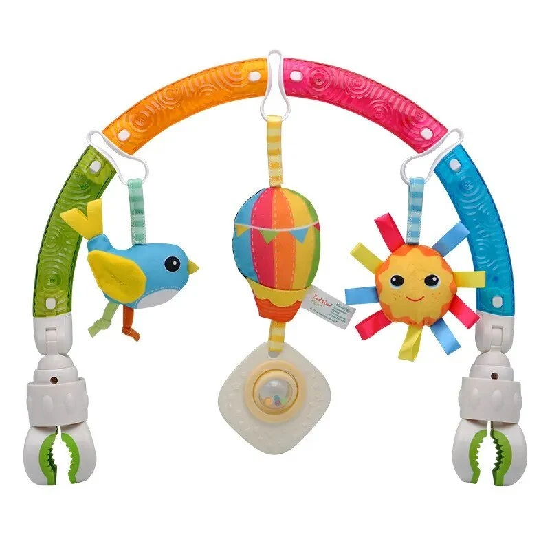 Baby Crib & Stroller Play Arch with Hanging Bell - Newborn to 3 Years