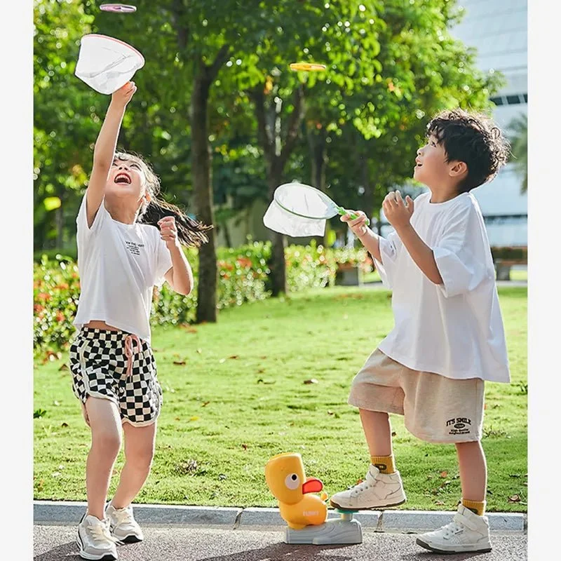 Air Rocket Launcher: Outdoor Flying Saucer Toy