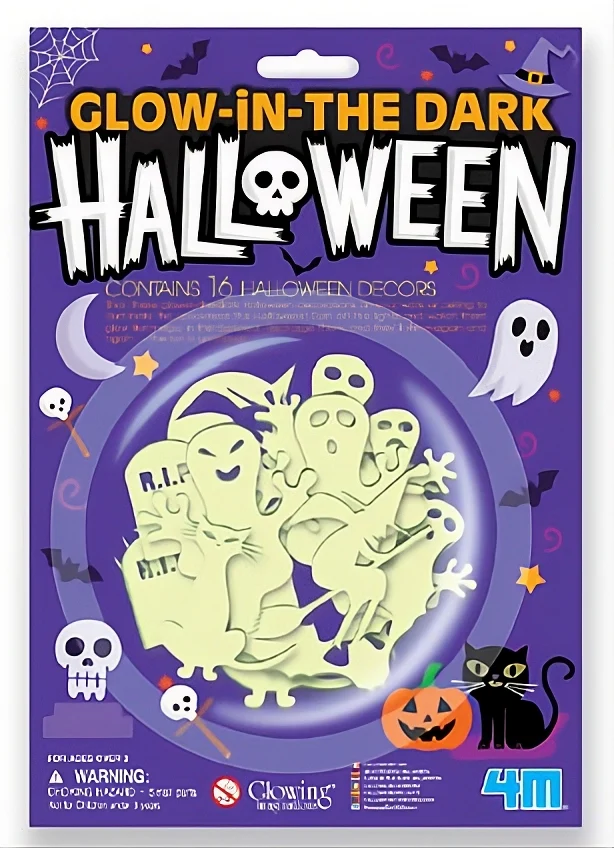 Halloween 3D Brilla en la Oscuridad · 4M