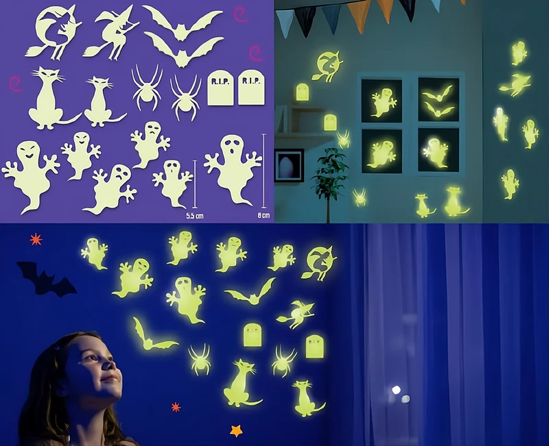 Halloween 3D Brilla en la Oscuridad · 4M