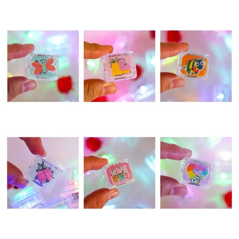 GloPals Set regalo 6 cubos de luz Love Bug