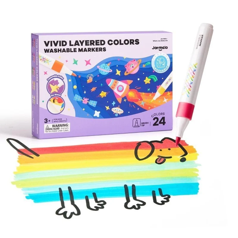 Rotuladores por capas lavables VIVID COLORED · Jarmelo