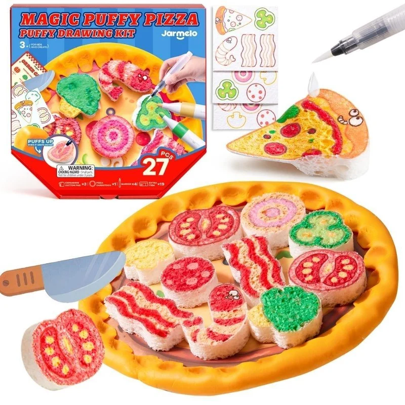Set Pintura de Espuma Pizza · Jarmelo
