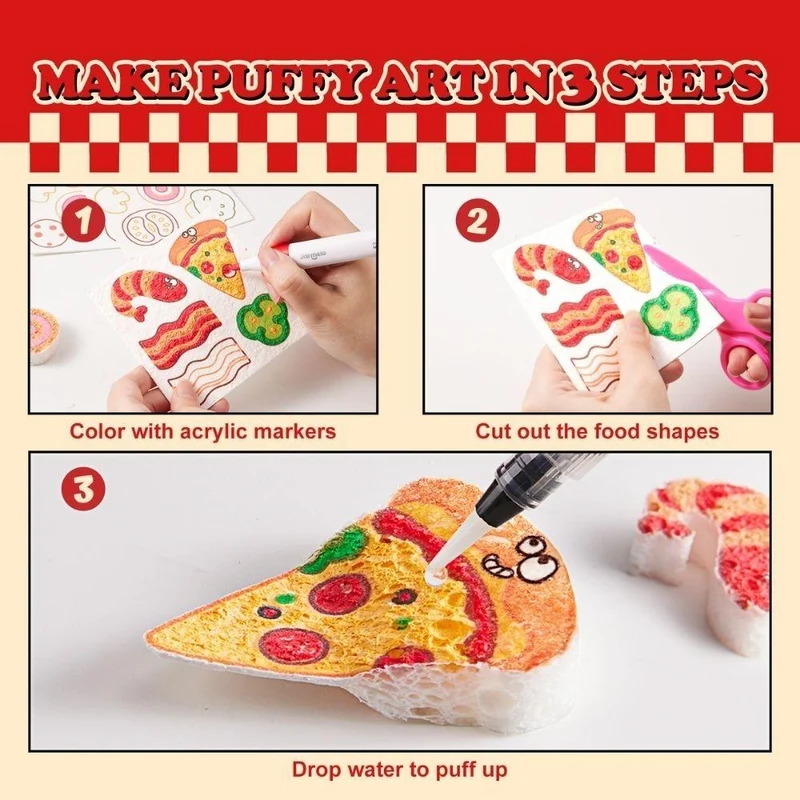 Set Pintura de Espuma Pizza · Jarmelo